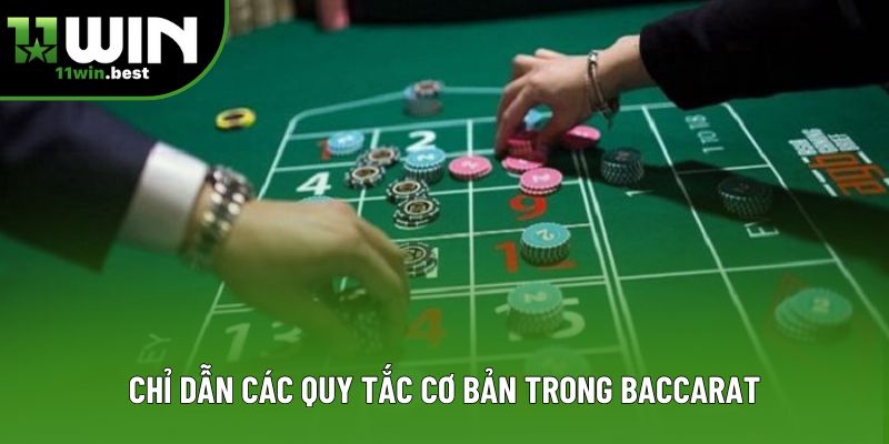 Chỉ dẫn các quy tắc cơ bản trong baccarat