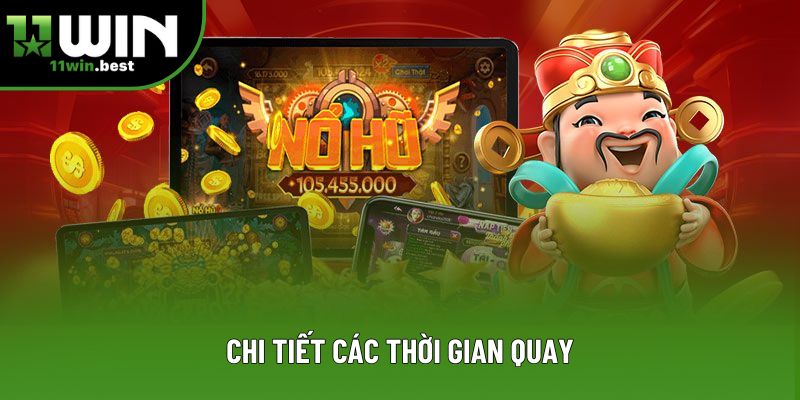 Chi tiết các thời gian quay Chi tiết các thời gian quay